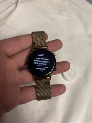   Huawei Watch GT 2-A49   Gold   Sehr guter Zustand + Ladegerät