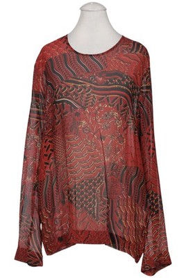 Lala Berlin Bluse Damen Oberteil Hemd Hemdbluse Gr. S Seide Rot #ibf77ye