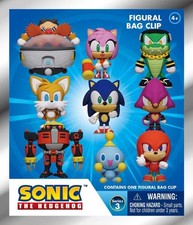 Sonic the Hedgehog 3D Figural Bag Clip Series 3 Blind Bag New! Random | GD UK