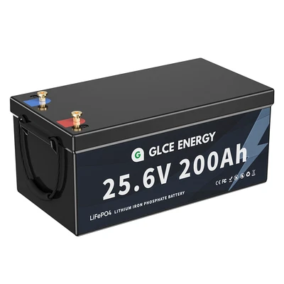 GLCE ENERGY 24V 200Ah LiFePO4 Lithium Batterie Solar Wohnmobil Boot Akku BMS 15000+ Zyklen