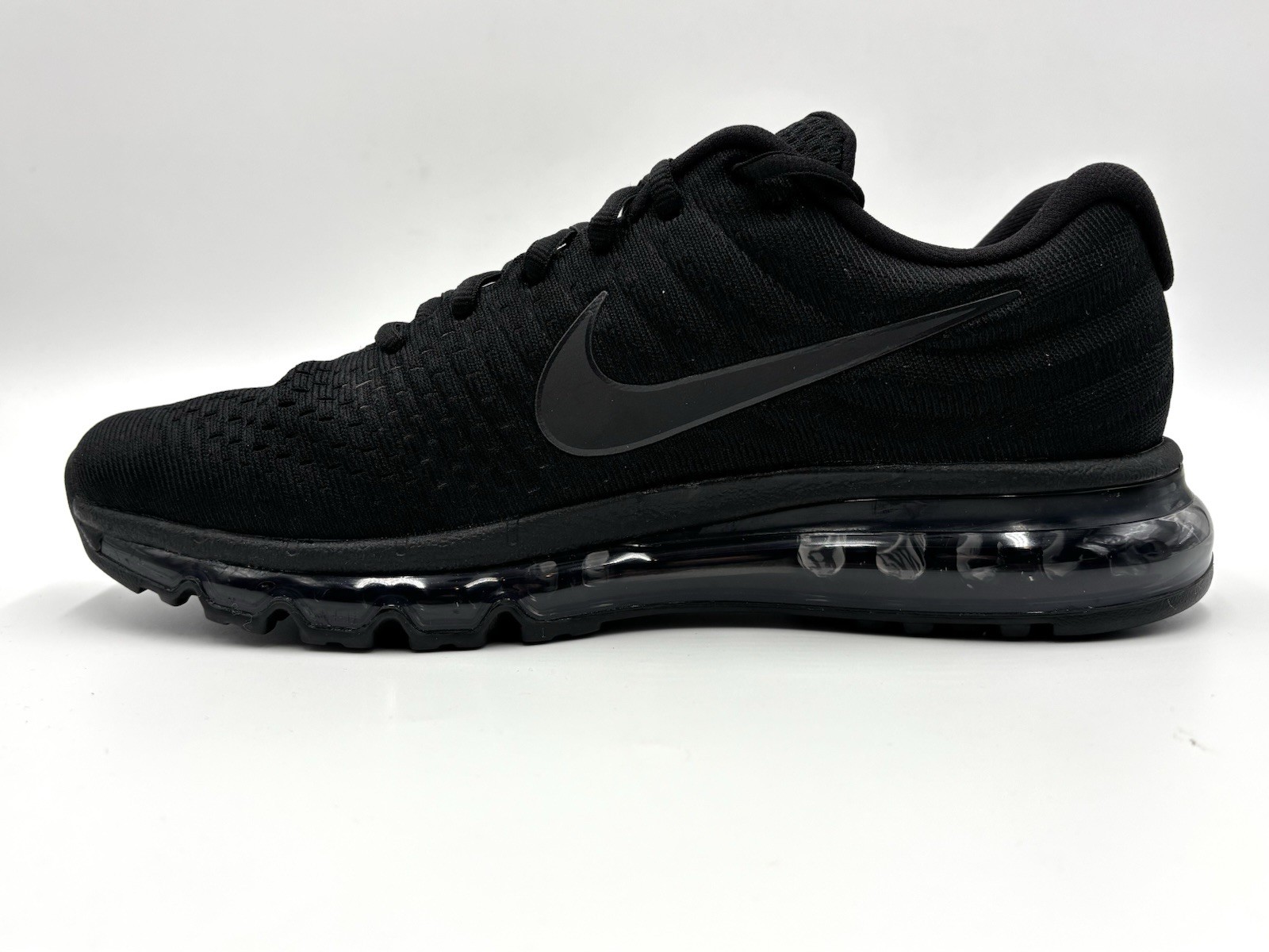 Nike Air Max 2017 Shoes Triple Black 849559-004 Men's Size 2