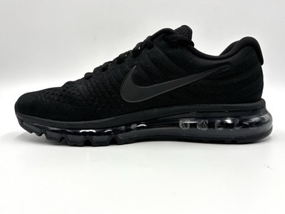 Size 9.5 - Nike Air Max 2017 Low Triple Black for sale online | eBay