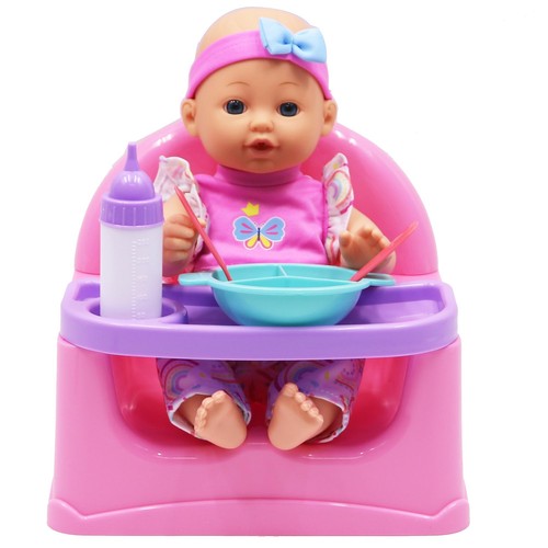 : Feeding Fun Doll Set mit 12" Babypuppe - Gi-Go Puppen, Spielset, Alter 3+, Mult... - Bild 2 von 5