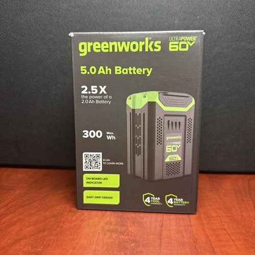 Greenworks Ultra Power 60V 5.0 Ah Battery (6273) New