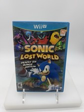 Sonic Lost World Deadly Six Bonus Edition Nintendo Wii U Complete Tested Sega