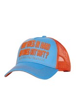 KING KEROSIN Herren Trucker Cap mit Print im Inneren Bubble Gum