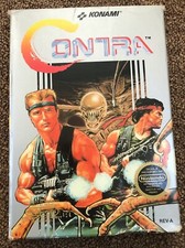 NES Contra CIB Game Tested Working Cart Authentic Konami