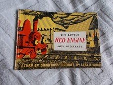 The Little Red Engine Goes to Market by Diana Ross, Illus Leslie Wood 1967 S/Cvr