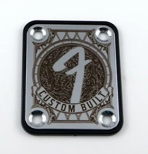 Custom "Fender NEW Paisley" Guitar Neck Plate - Engraved in choice of colors