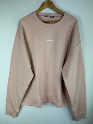 Acne Studios Sweatshirt Pink Logo Größe L