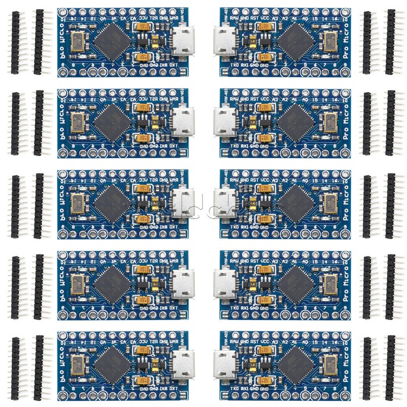 1-10PCS Micro USB/Type-C Pro Micro ATMEGA32U4 Board For Arduino Replace Pro Mini