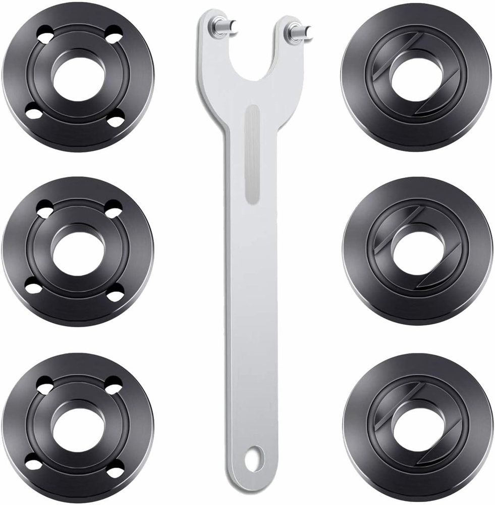 Juego de 7 tuercas para amoladora angular, llave para amoladora angular, tuerca.