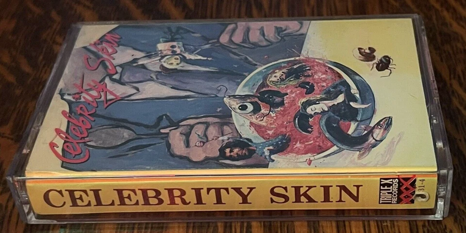 CASSETTE~ CELEBRITY SKIN~ 1990~ S.O.S. CLOWN SCARE MONSTER - Imagem 2 de 4