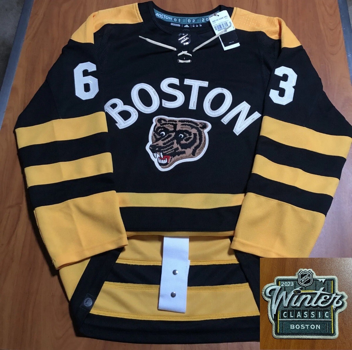 Adidas Brad Marchand Boston Bruins 2023 NHL Winter Classic Jersey