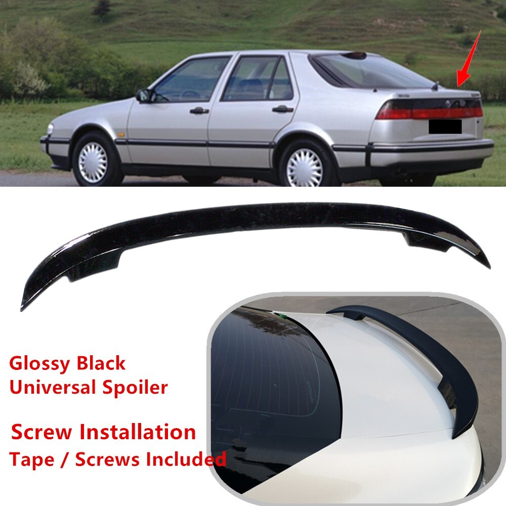 Fit For Saab 9000 89-98 Rear Trunk Lid Spoiler Sport Wing