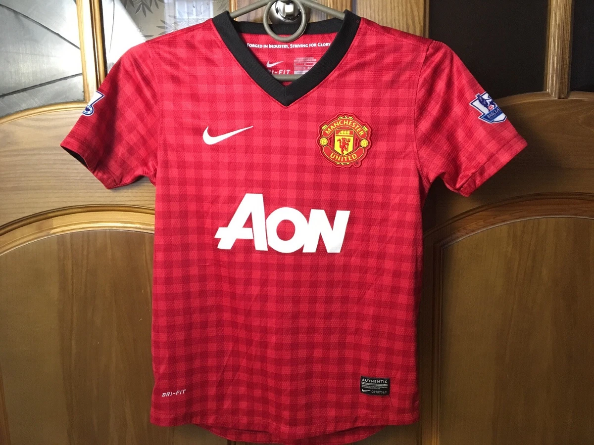 MANCHESTER UNITED 2012 13 ORIGINAL SOCCER FOOTBALL SHIRT JERSEY