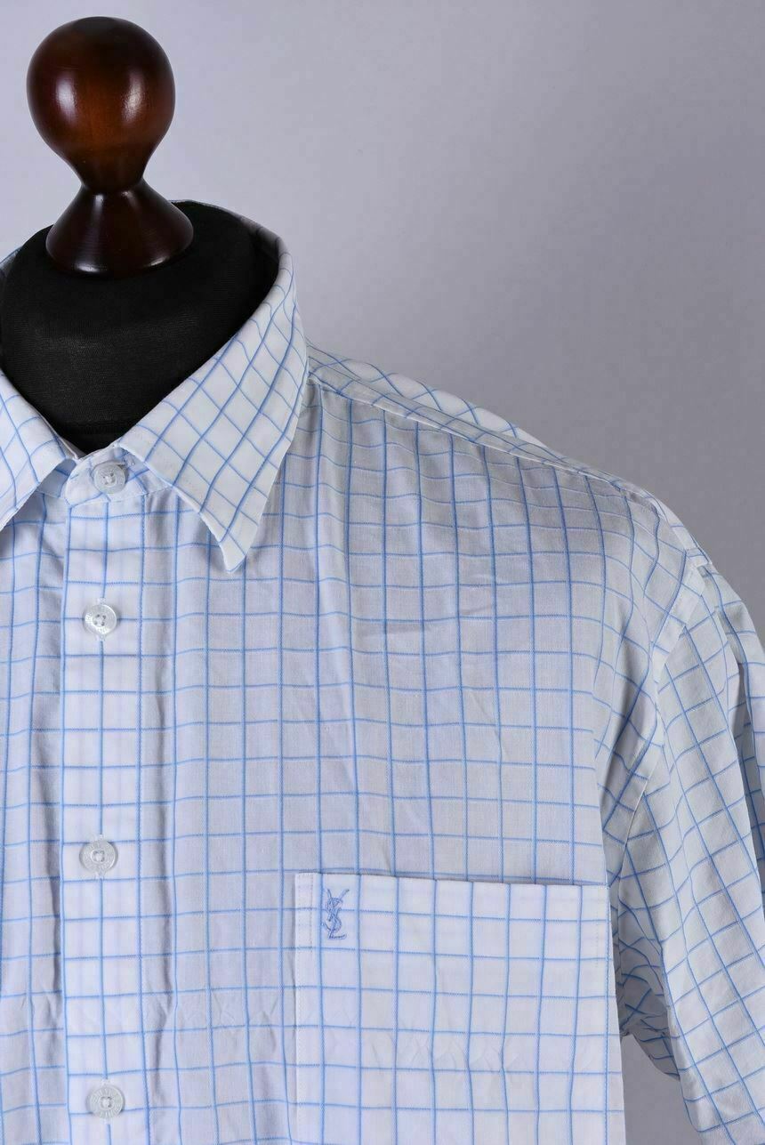 Camicia classica a maniche corte Yves Saint Laurent taglia XL