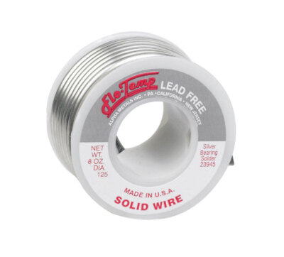 ALPHA METALS AM23945 8 oz 125 GP Silver Solder