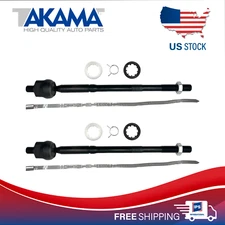 2 pcs Front Inner Tie Rod Ends Pair For 15-22 JEEP RENEGADE, FIAT 500X