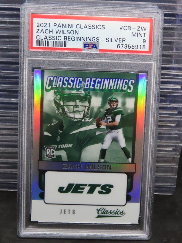 Zach Wilson Panini Classics Classic Beginnings #CBZW Silver