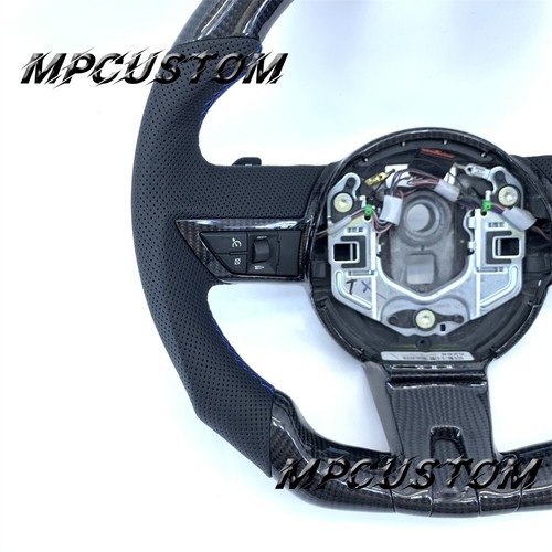 Fit For Chevrolet Camaro SS ZL1 2010 2011 Black Carbon Fiber Steering Wheel - Bild 7 von 7