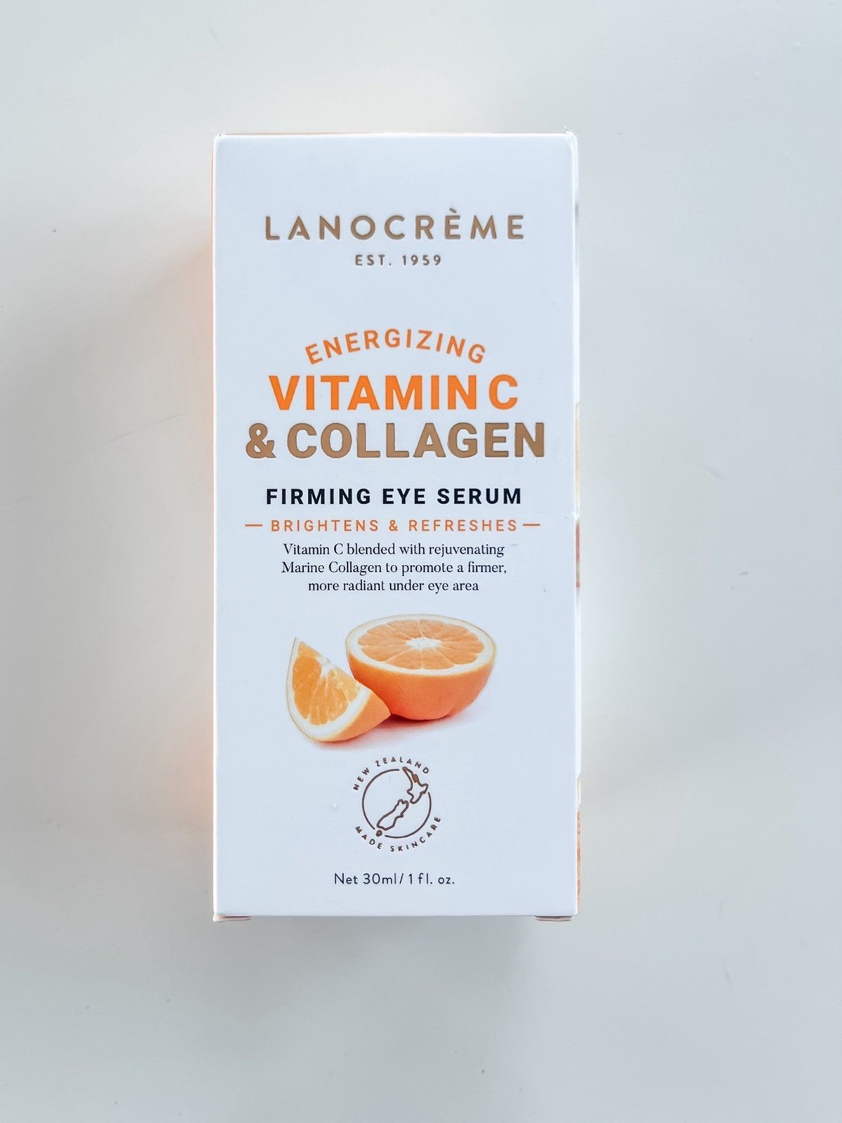 Lanocreme Vitamin C & Collagen Firming Eye Serum Brightens And