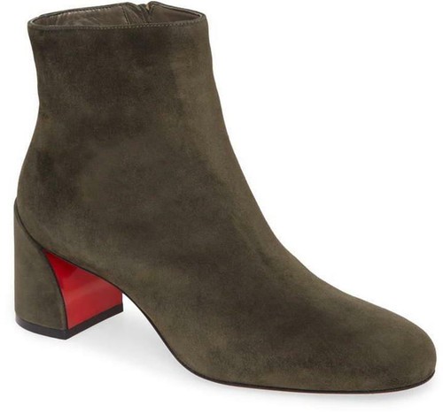 christian louboutin turela 55 suede bootie
