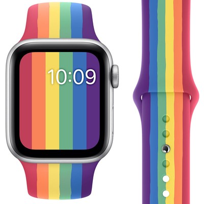 apple watch rainbow