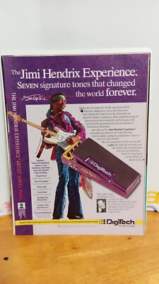 DIGITECH JIMI HENDRIX EXPERIENCE  PEDAL GUITAR - PRINT AD 11 X 8.5   x3