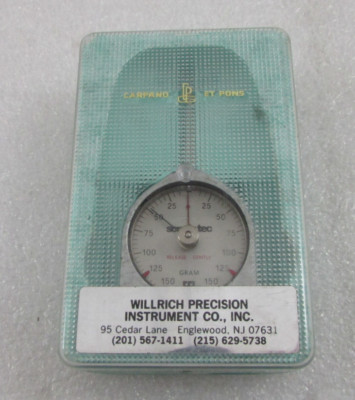 Somfy Tec Pull Tester Gauge 0-150 Gram Range with Case, Made in France