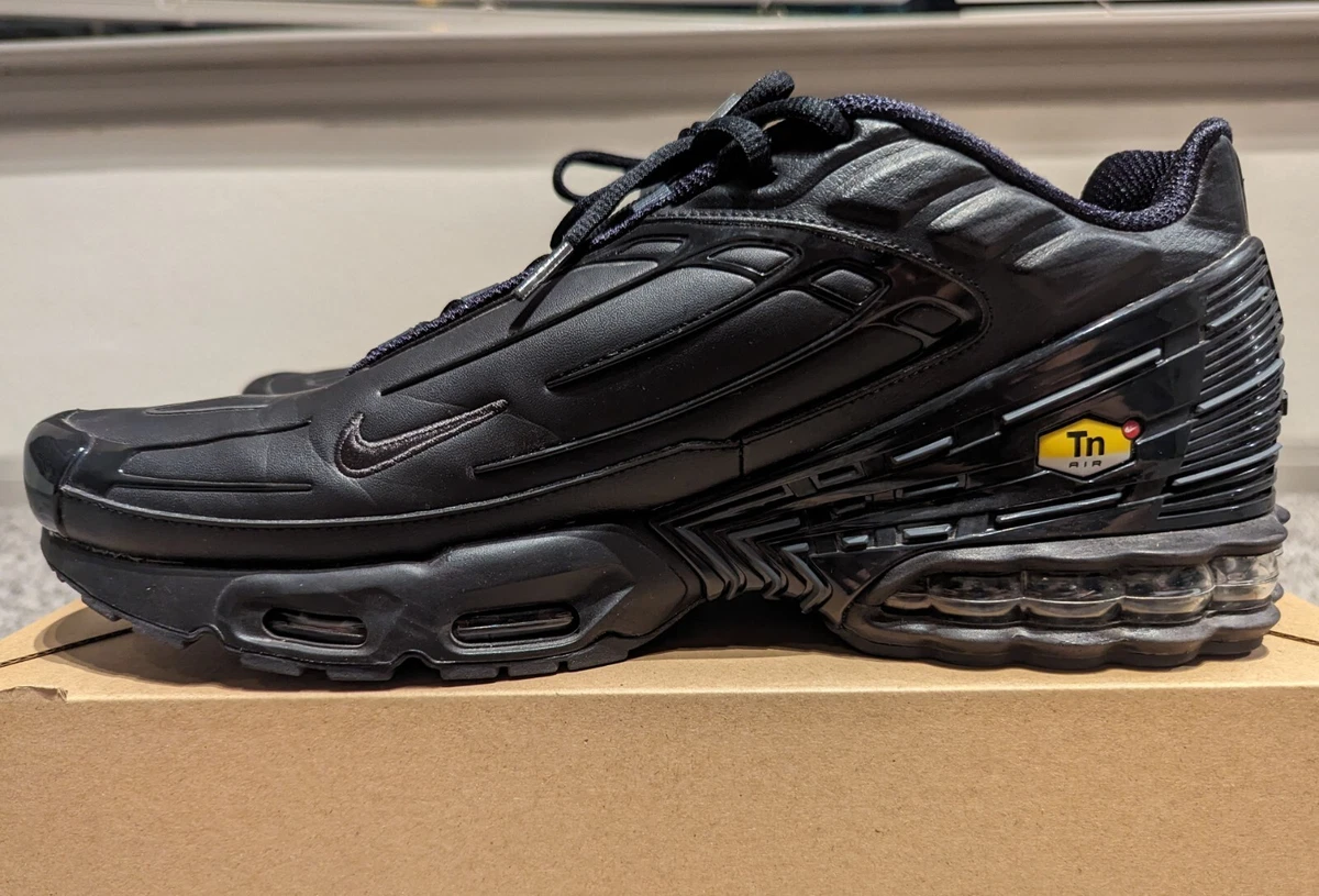 靴 NIKE AIR MAX PLUS 3 leather black 27cm Nike Air Max Plus 3 Leather Black Men's - CK6716-001 - US