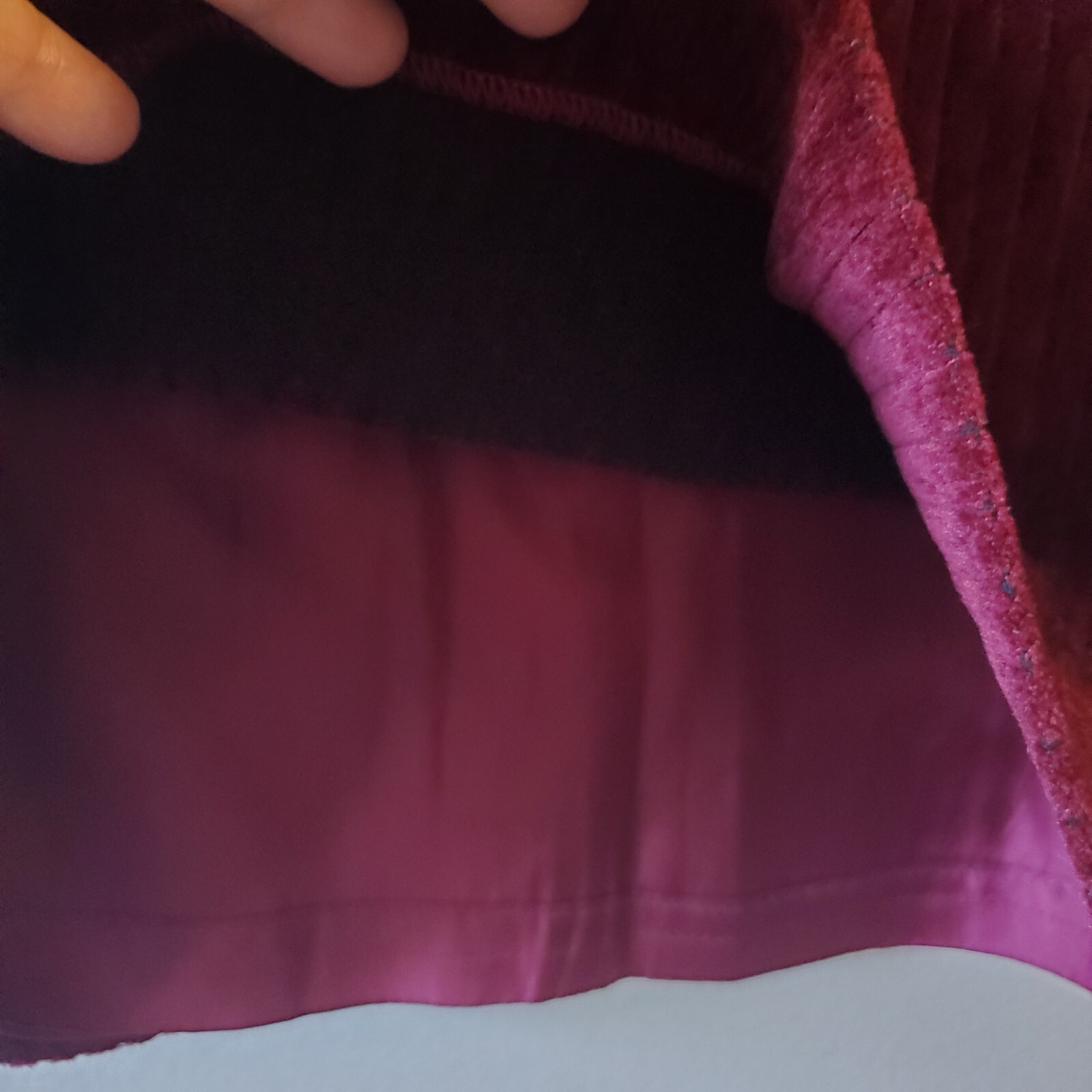 Gonna dritta vintage Yves Saint Laurent Merlot Courderoy taglia 38 US 8 Med *vedi foto