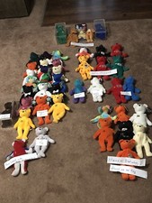 39 SALVINOS 1998 BAMM BEANOS, MLB, NFL, NBA, NHL BEARS PLUS 5 BEANIE BABIES
