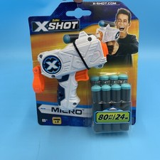 NEW Zuru X SHOT Micro Dart Blaster 3.5" with 8 Darts