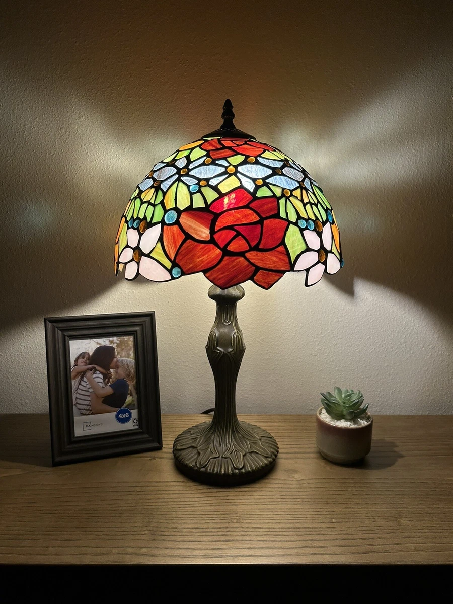 Tiffany top lamp red