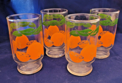 【ヴィンテージ】Anchor hocking オレンジ柄　瓶　USA ヴィンテージ】 Anchor hocking オレンジ柄 瓶 USA Vintage Anchor