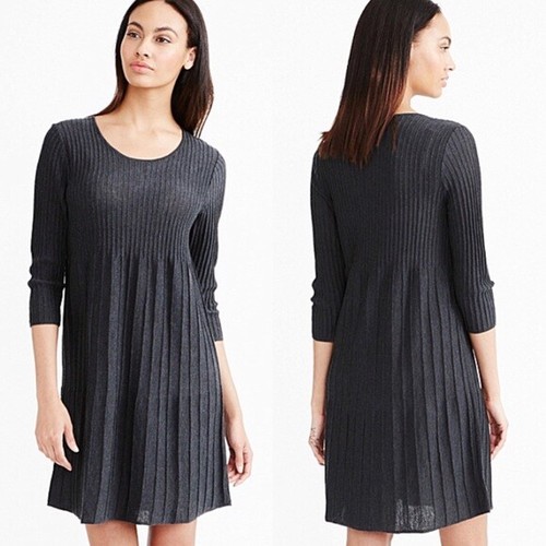 Wool Washable Ribbed Sweater Dress Size 