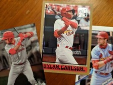 Dylan Carlson 3 RC Lot: *70yr Ann* Bow. Chrome & Debut: Risin⭐OF STL Cardinals 