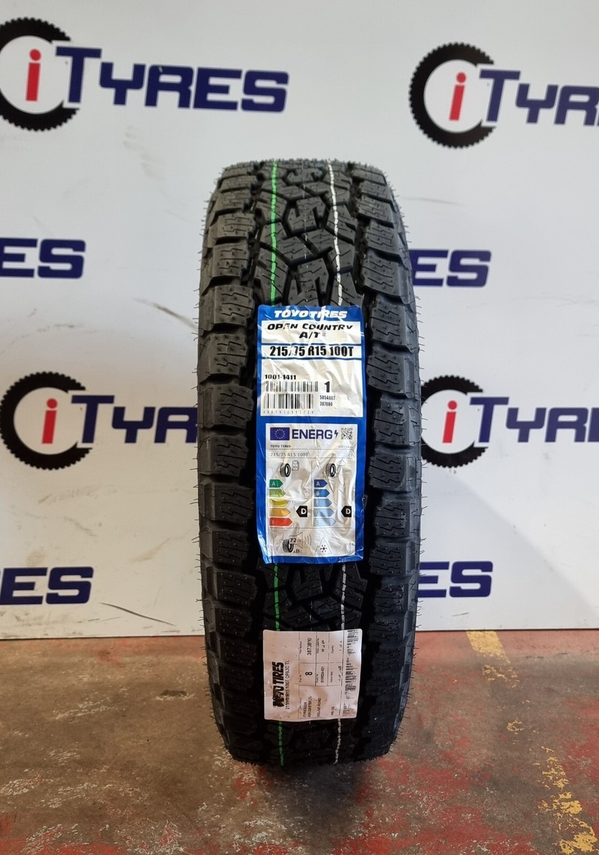 X1 215 75 15 TOYO OPEN COUNTRY A/T 3 ALL TERRAIN 4X4 TYRES 215