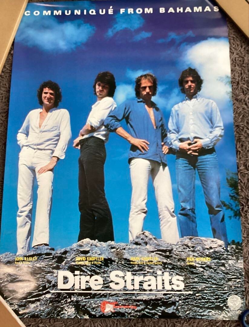 Dire Straits / Communiqué 1979 Japan Original Promo Poster B2