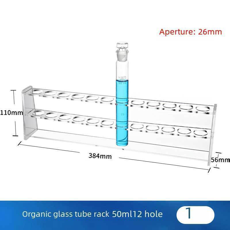 Detachable Test Tube Holder Rack 13mm31mm Organic Glass Lab Chemistry