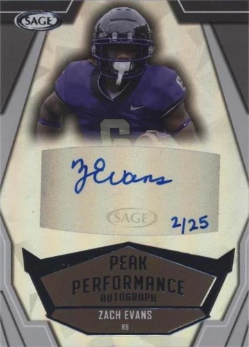 2023 SAGE Low Series Zach Evans #PKA-ZE