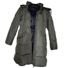 Coach Hunter Dark Green Long Duck Down Puffer