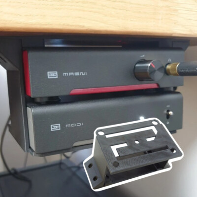 WOP Untertisch-Stapelhalter Montagebügel Für Schiit Stack (Modi+ & Magni+)