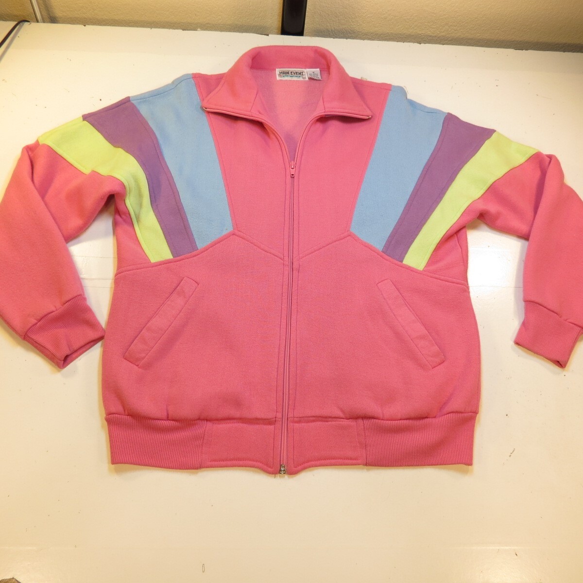 VINTAGE 1980s MAIN EVENT ACTIVE SPORTSWEAR TRACK … - image 1