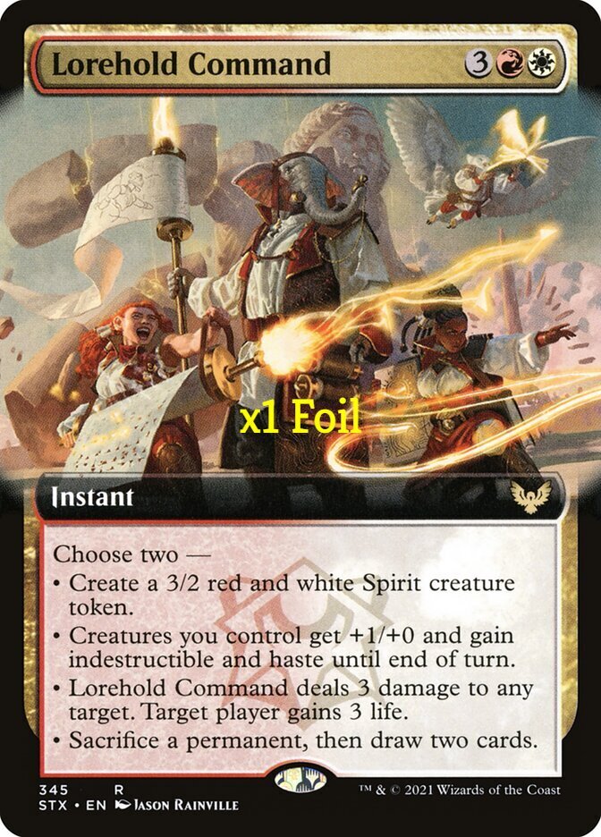 MTG Strixhaven: School of Mages STX Lorehold Command MINT (SELECT