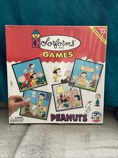 Colorforms Peanuts Stick-On Games Snoopy Charlie Brown Vintage 1999 NIB B