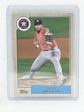 Luis Garcia 2022 Topps Archives Baseball - #257 (1987) - Houston Astros