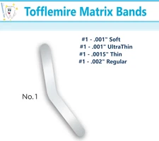 Dental Universal Matrix Bands Tofflemire Matrix Retainer Stainless Steel Bands