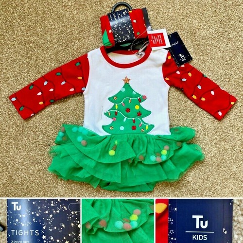 Tu Baby Girls CHRISTMAS Tutu Dress 